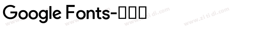 Google Fonts字体转换